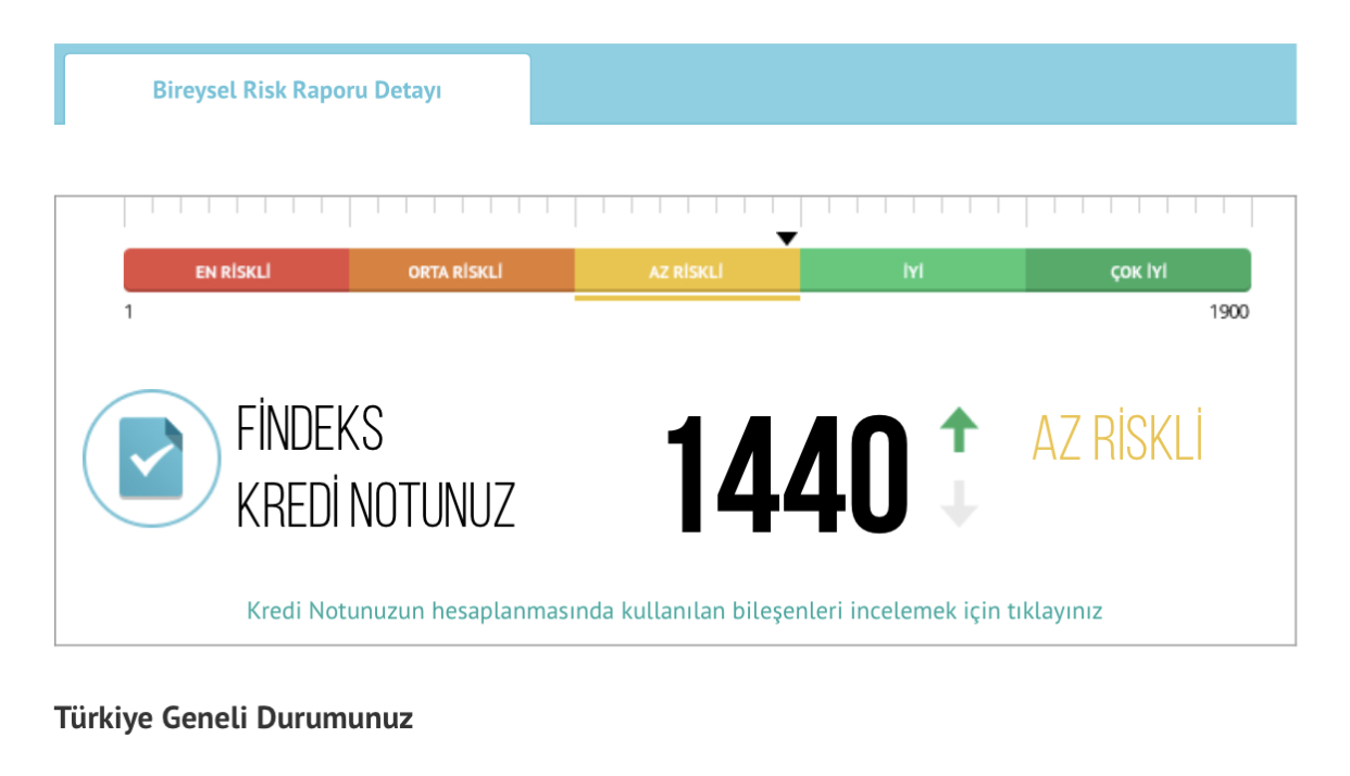 Kredi Notu Sorgulama