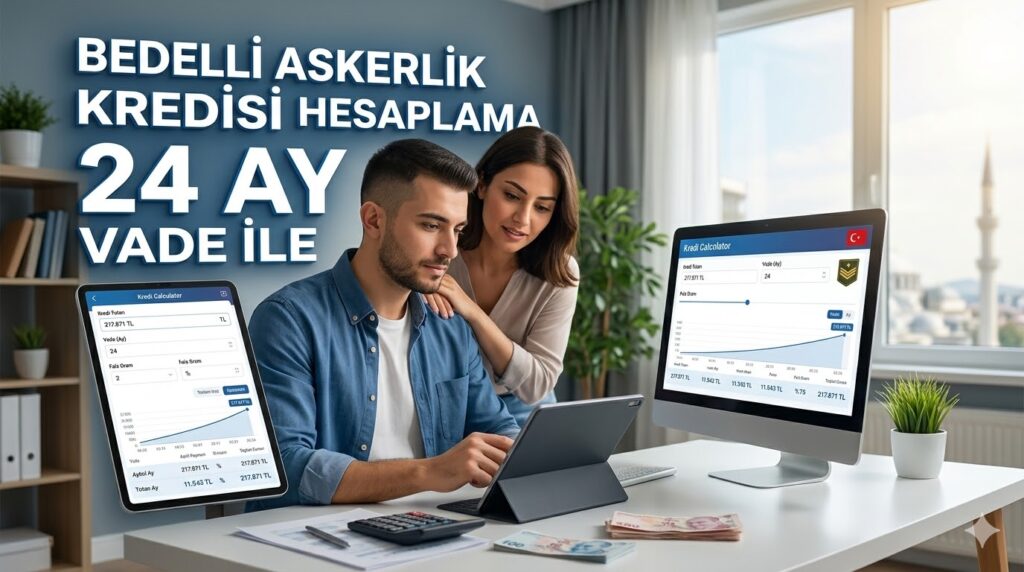 Bedelli Askerlik Kredisi Hesaplama 24 Ay