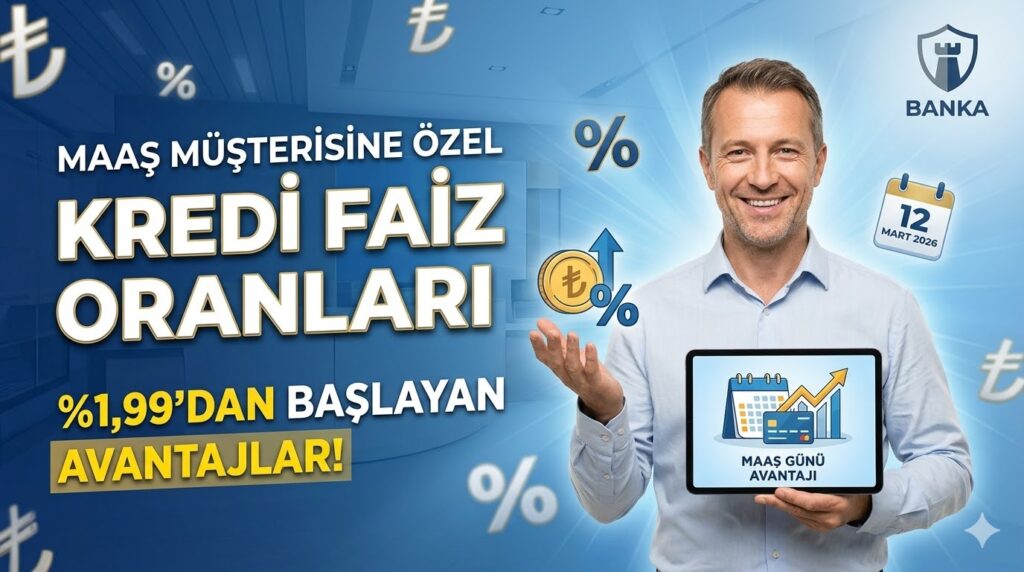 Maaş Müşterisine Özel Kredi Faiz Oranları