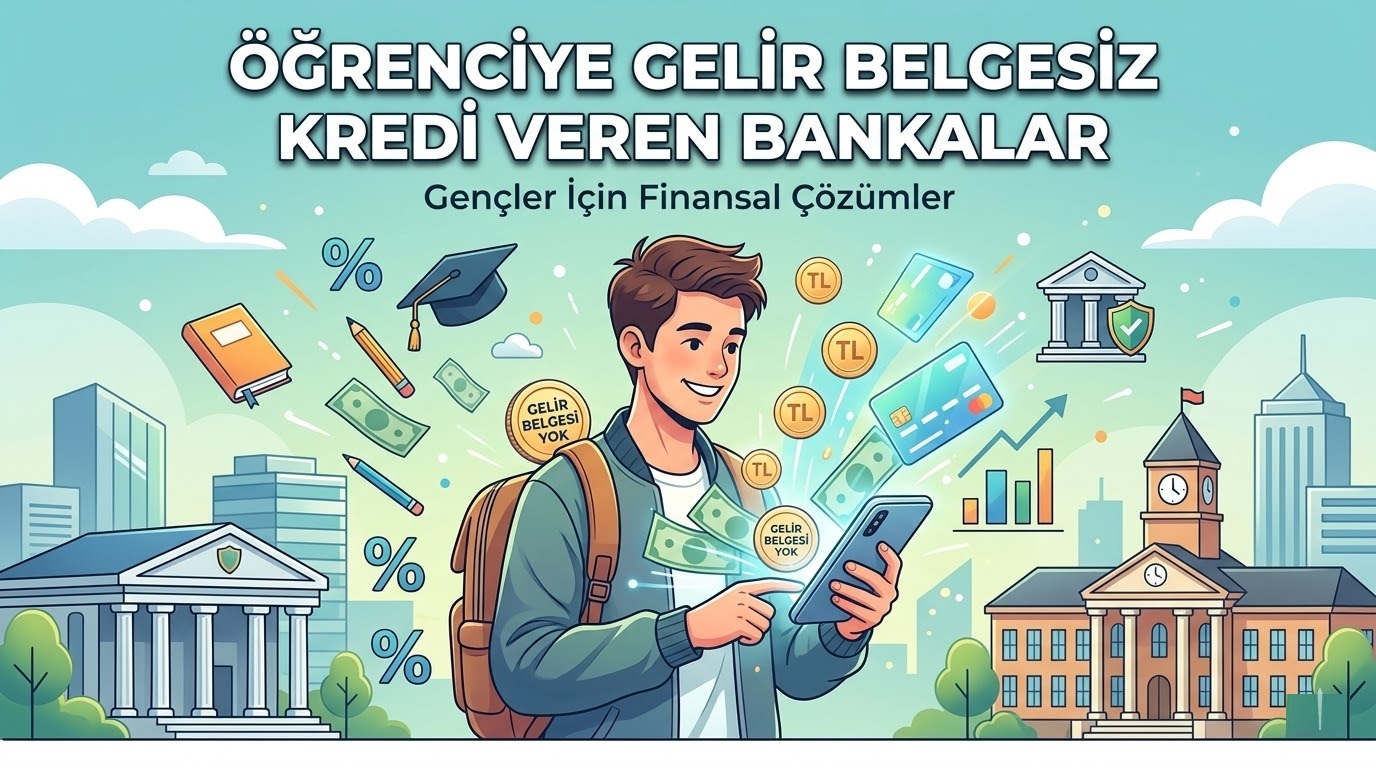 Öğrenciye Gelir Belgesiz Kredi Veren Bankalar