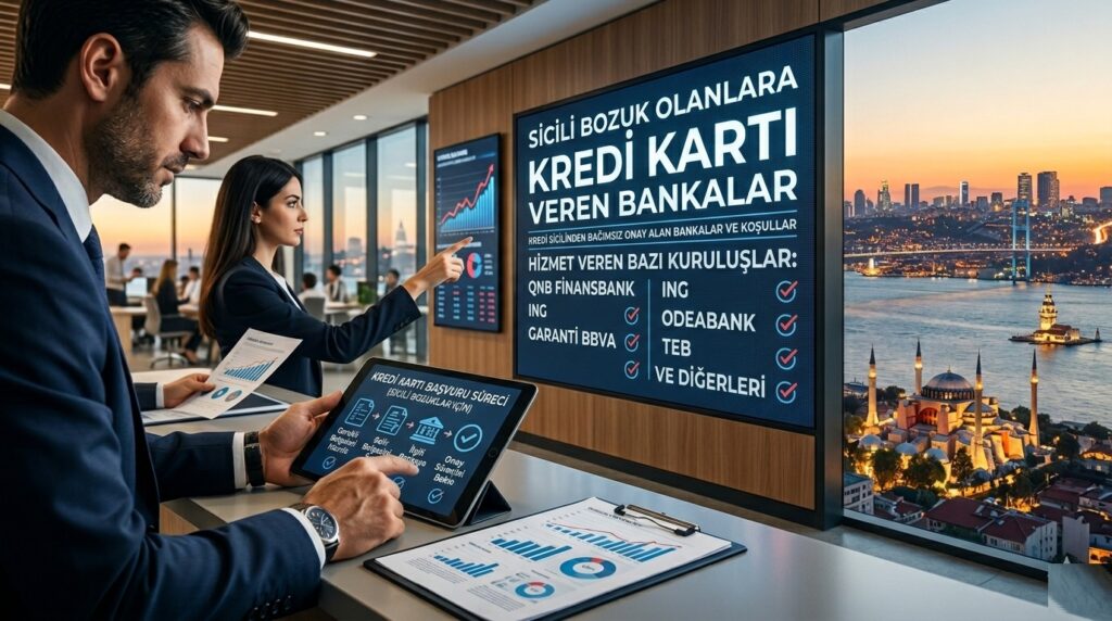 Sicili Bozuk Olanlara Kredi Kartı Veren Bankalar