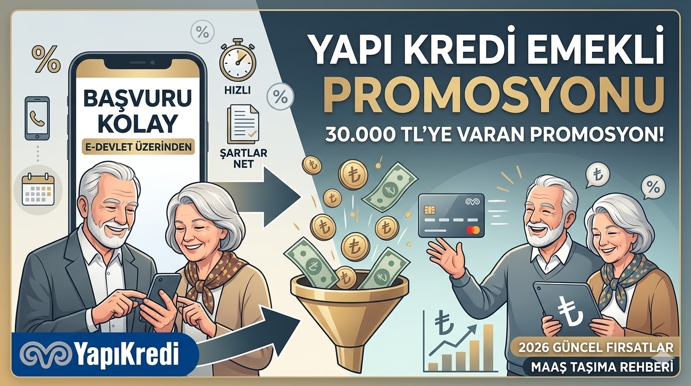 Yapı Kredi Emekli Promosyonu Güncel Tutarlar ve Kampanya Detayları