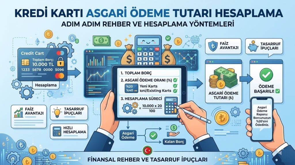 Kredi Kartı Asgari Ödeme Tutarı Hesaplama