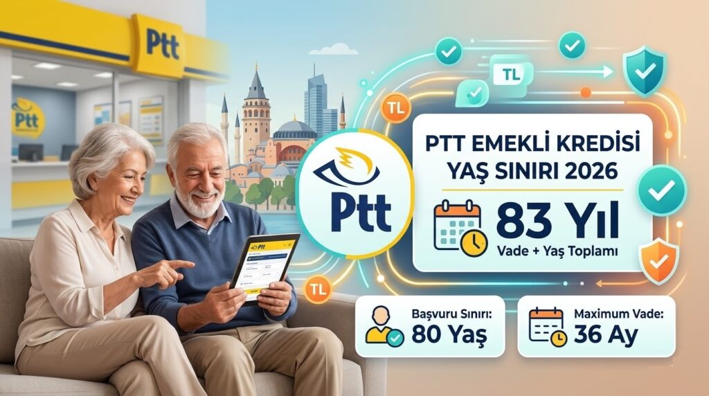 PTT Emekli Kredisi Yaş Sınırı 2026: Kimler Faydalanabilir?