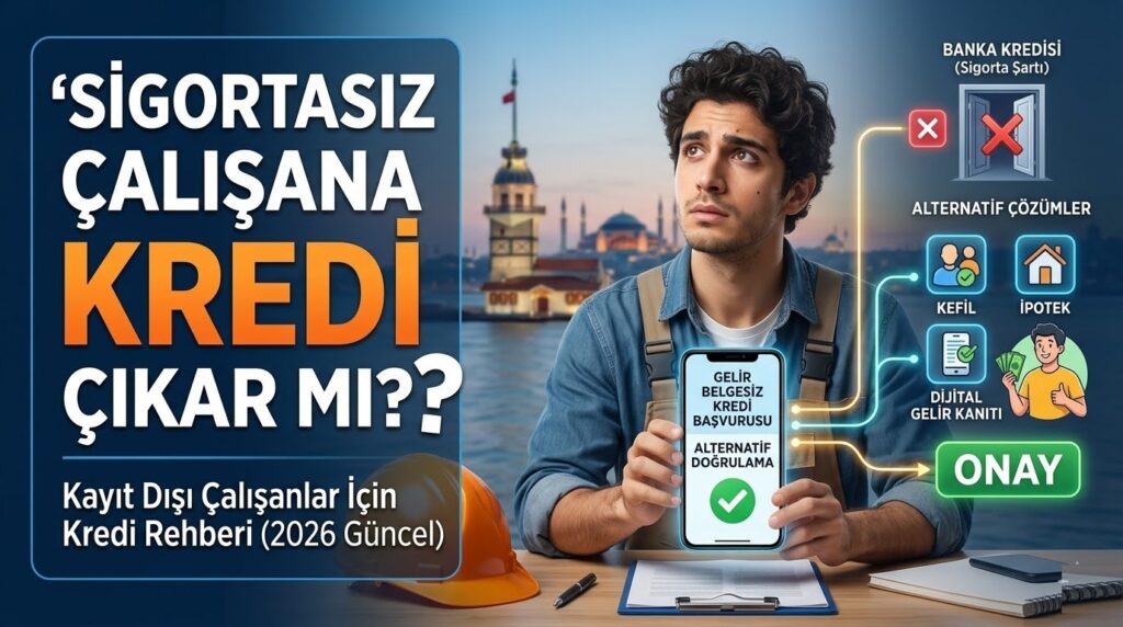 sigortasız çalışana kredi çıkar mı