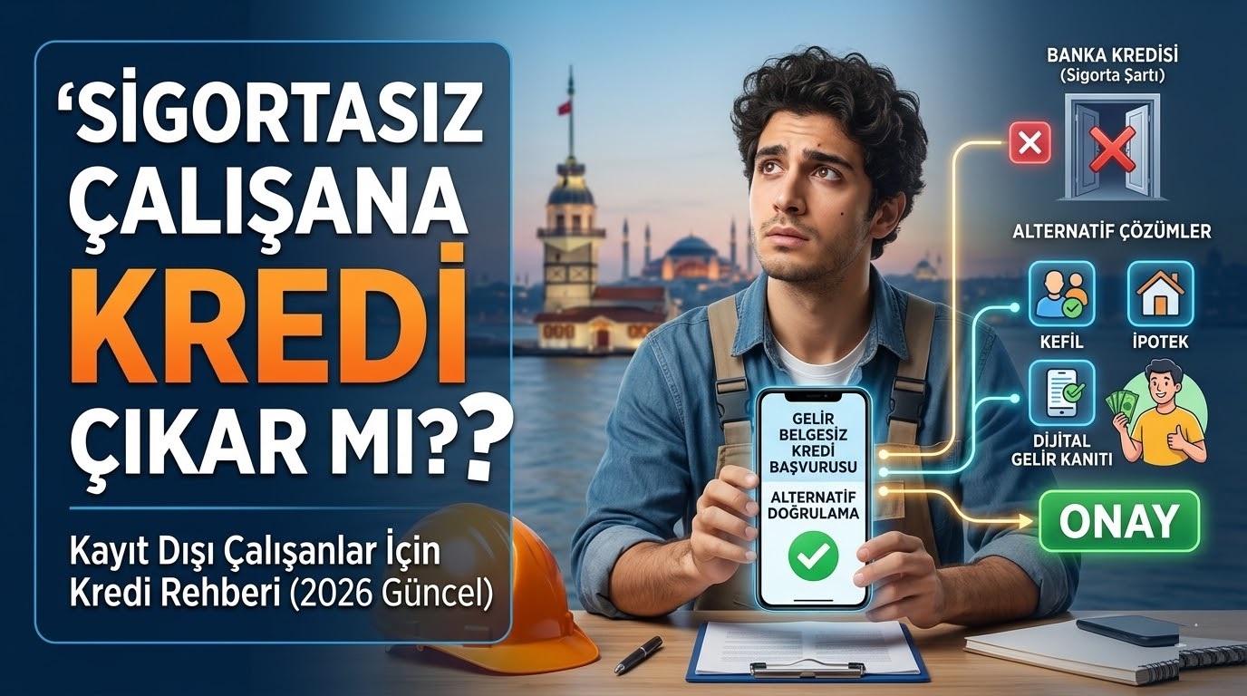sigortasız çalışana kredi çıkar mı